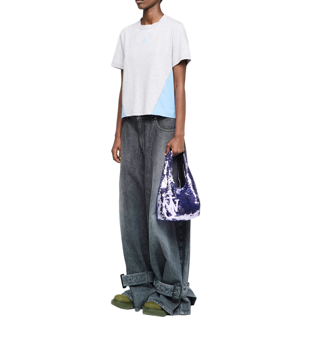 T-shirt with inserts