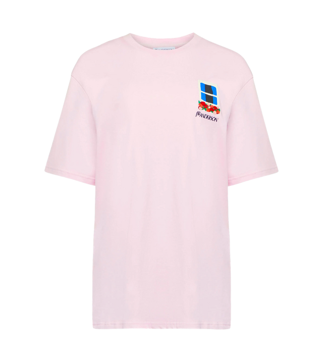 T-shirt with window embroidery