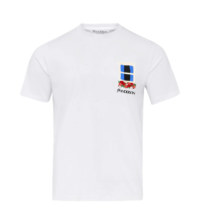 T-shirt with window embroidery