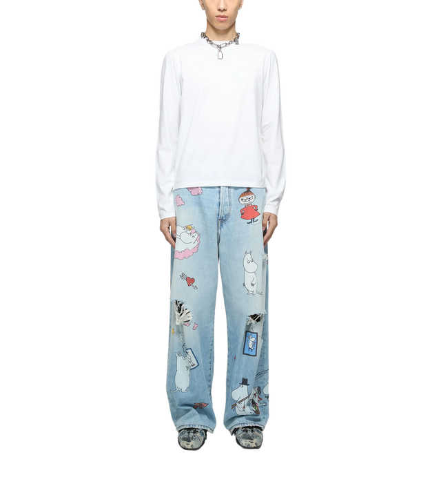 Longsleeve mit Face-Logo