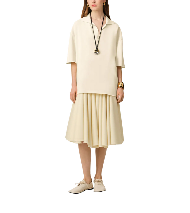 Short-sleeved polo shirt