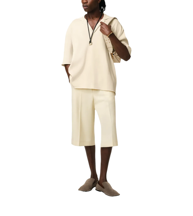 Short-sleeved polo shirt