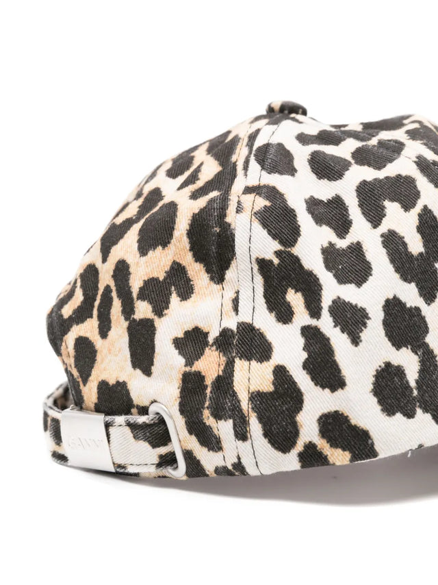 Baseballkappe mit Leoparden-Print