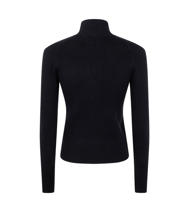 Ribbed cardigan with zip