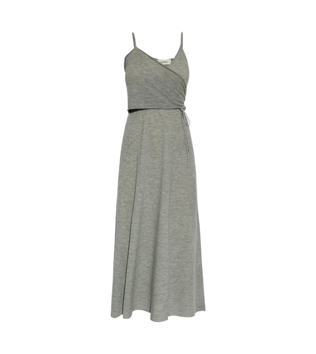 Wrap cashmere dress