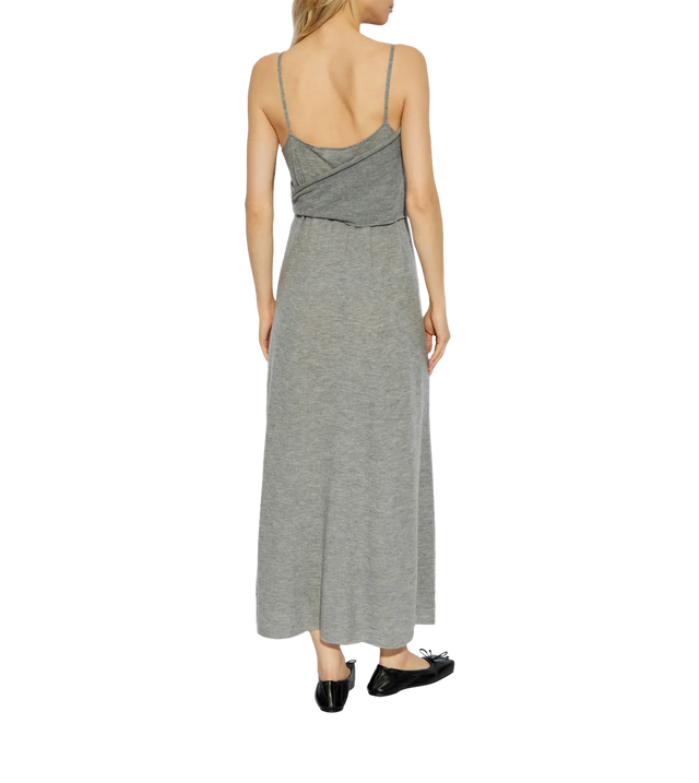 Wrap cashmere dress
