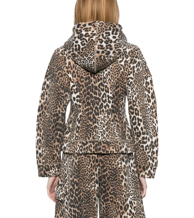 Hoodie mit Leoparden-Print