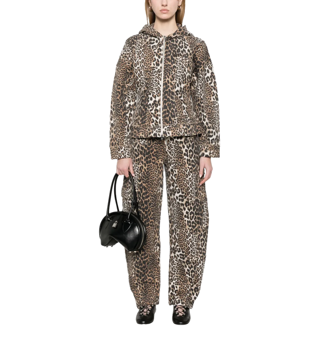 Hose mit Leoparden-Print
