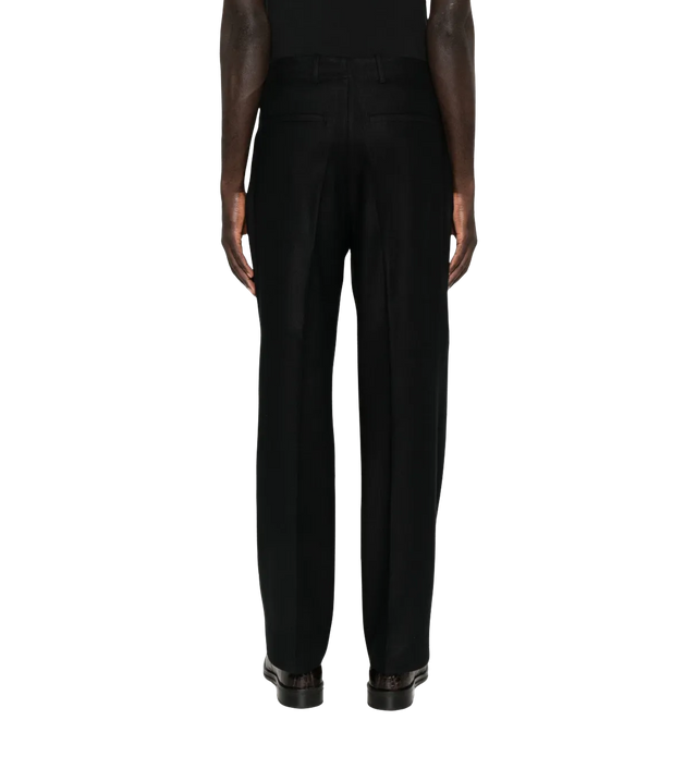 Bundfaltenhose mit geradem Bein