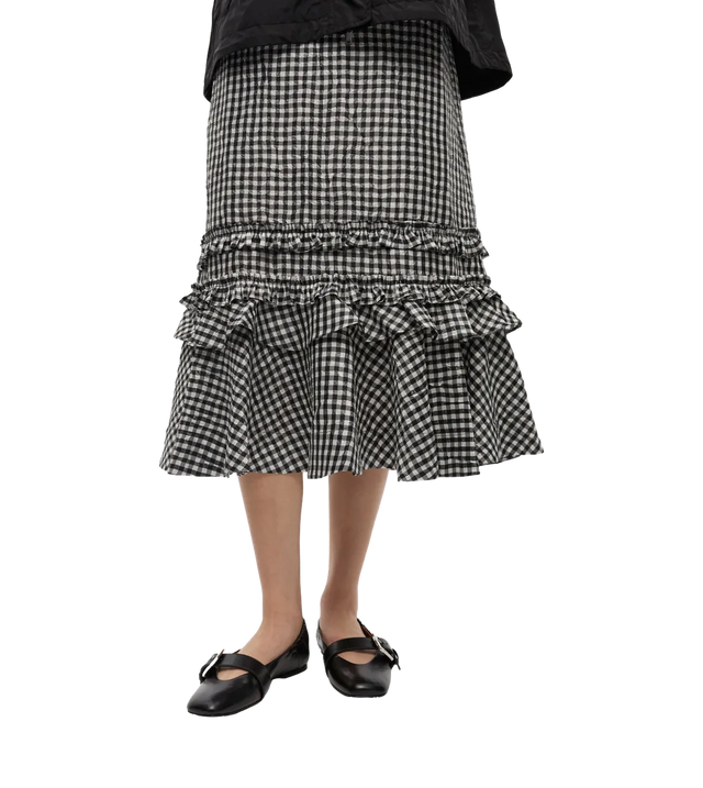 Ballerinas aus Faux-Leder