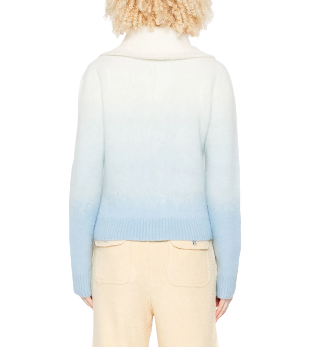 Gradient-Cardigan mit Zipper