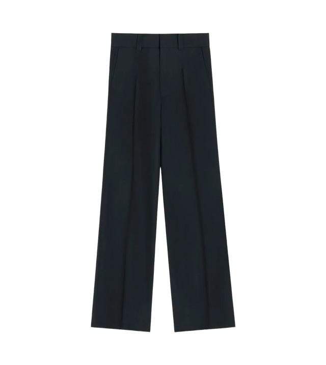 Plisseehose mit geradem Schnitt