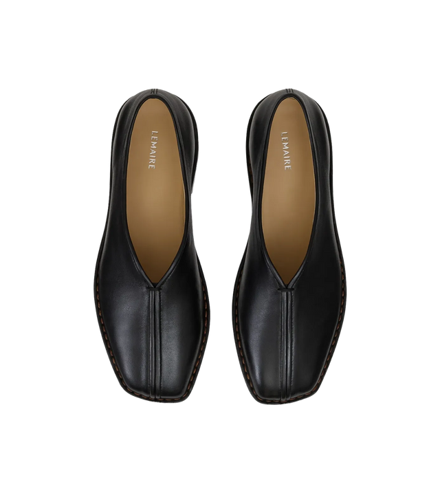 Loafer mit eckiger Kappe