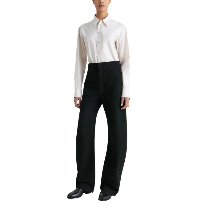 Jeans mit hohem Bund