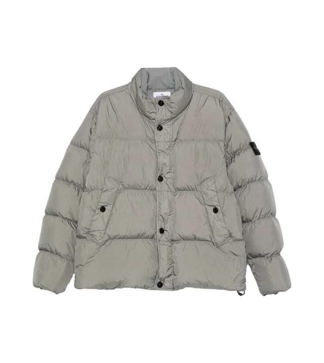 Wattierte Jacke mit Stehkragen