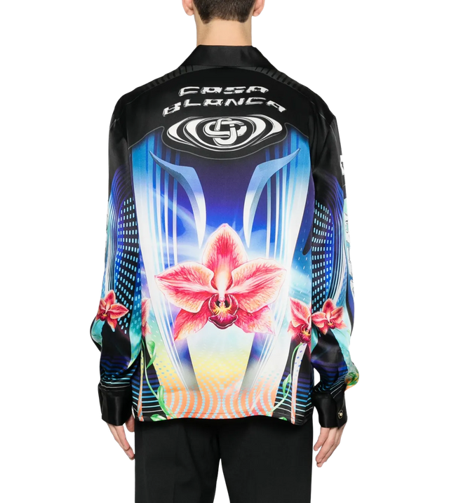 Orchid Racer Seiden-Hemd