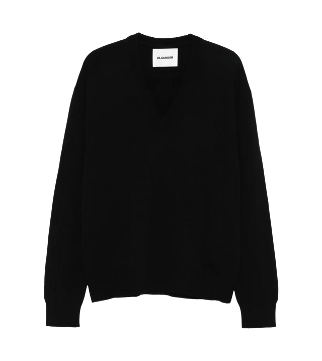 Kaschmirpullover mit V-Ausschnitt