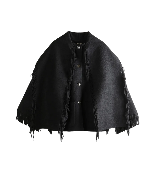 Jacke mit Fransen-Details