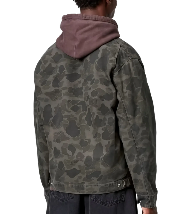Duck Detroit Jacke mit Camouflage-Print