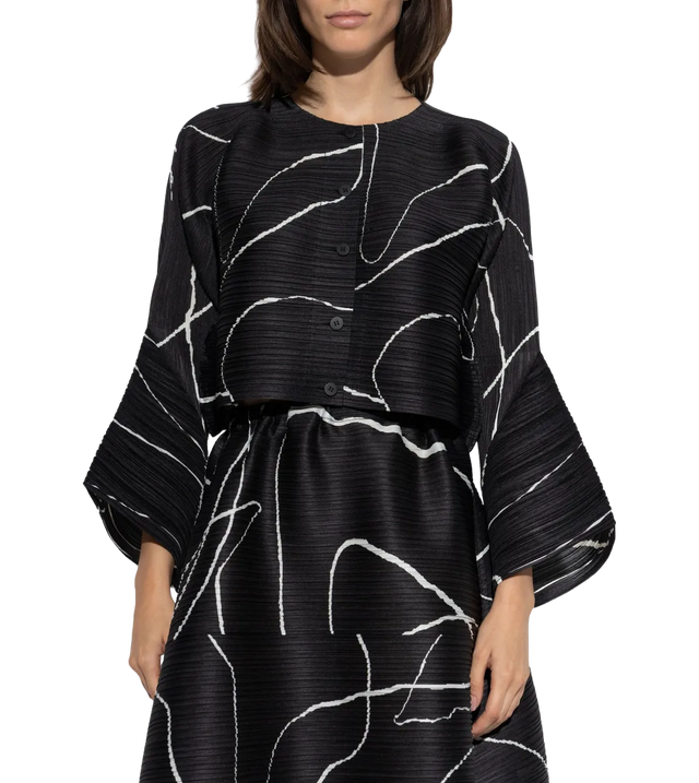 Plissierte Pause Jacke