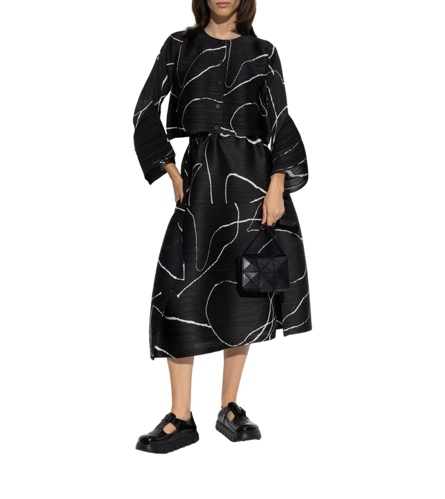 Plissierte Pause Jacke