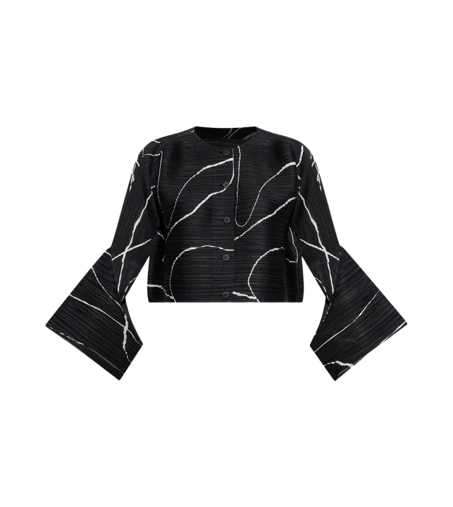 Plissierte Pause Jacke