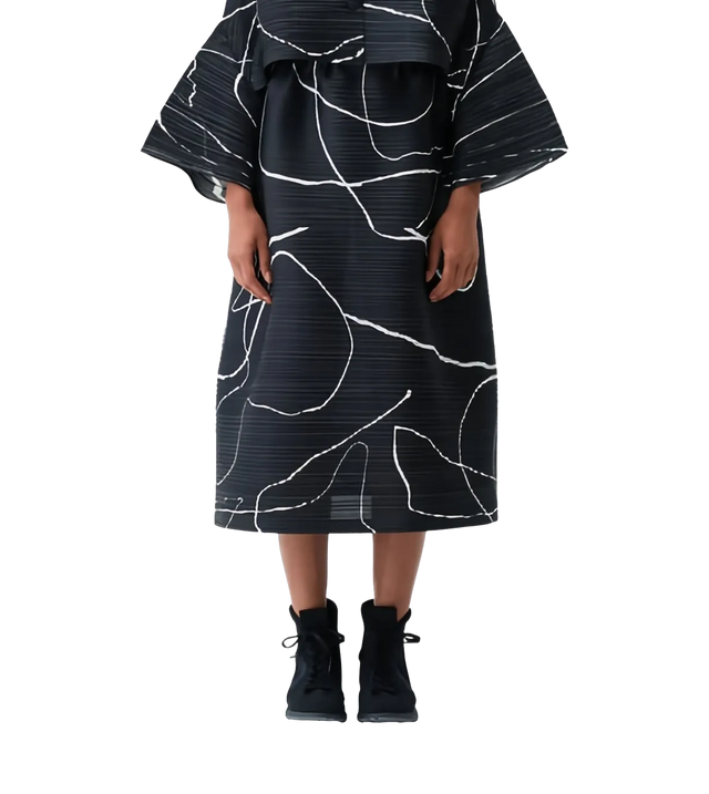 Pause Midirock mit Falten