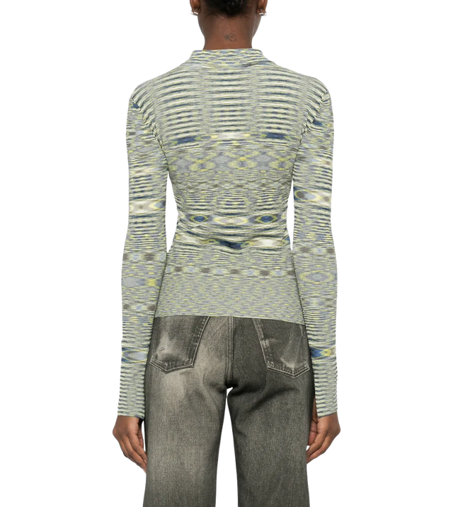 Spacedyed Strick-Poloshirt