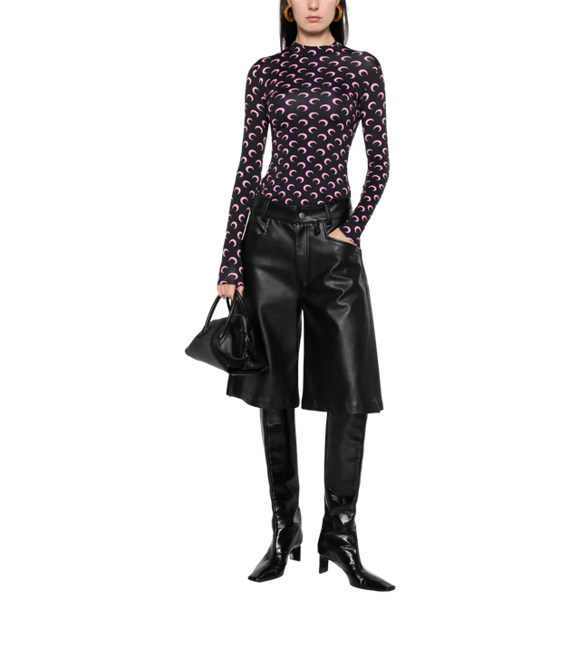 Oberteil mit Mond-Print