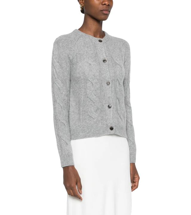 Gwyneth Cardigan mit Zopfmuster