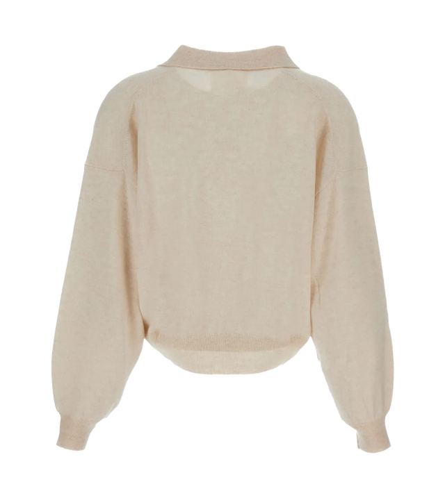Katriel Cashmere-Sweater mit Poloshirtkragen