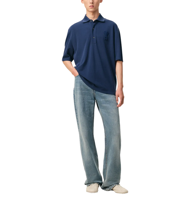 Ami de Coeur gehäkeltes Poloshirt