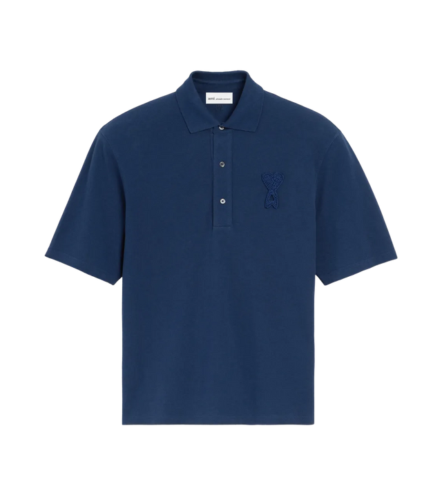 Ami de Coeur gehäkeltes Poloshirt