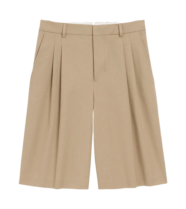 Shorts mit Bundfalten