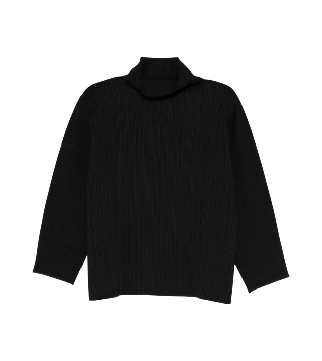 A-Poc Shell Stehkragen-Oberteil mit Falten