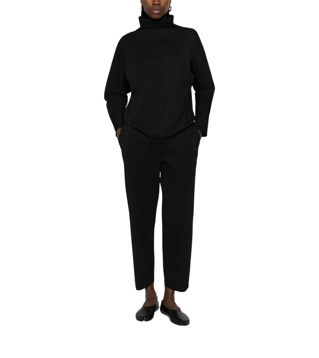 A-Poc Shell Cropped-Hose mit Bundfalten