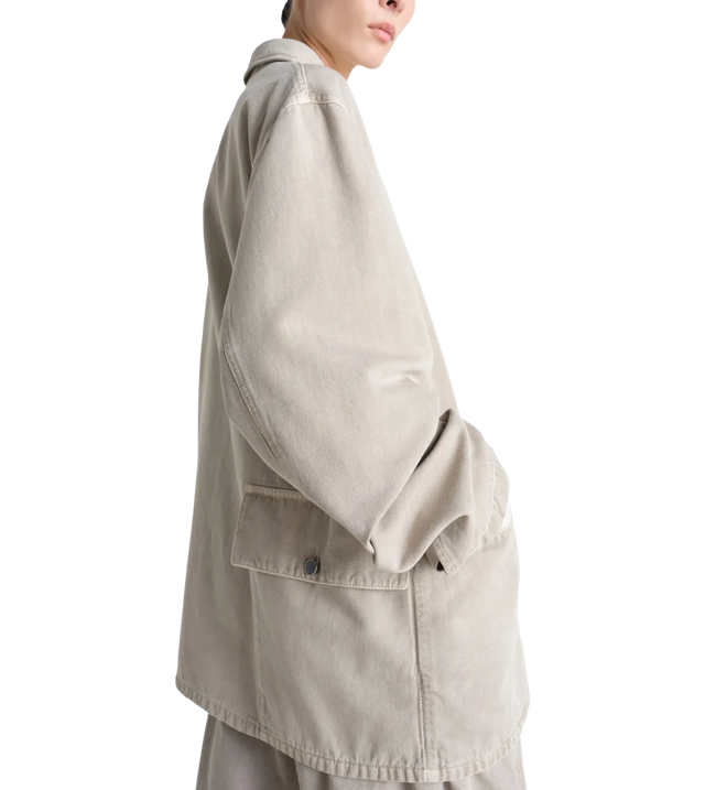 Hemdjacke mit aufgesetzter Tasche