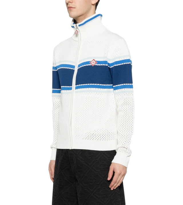 Trainingsjacke mit Streifen