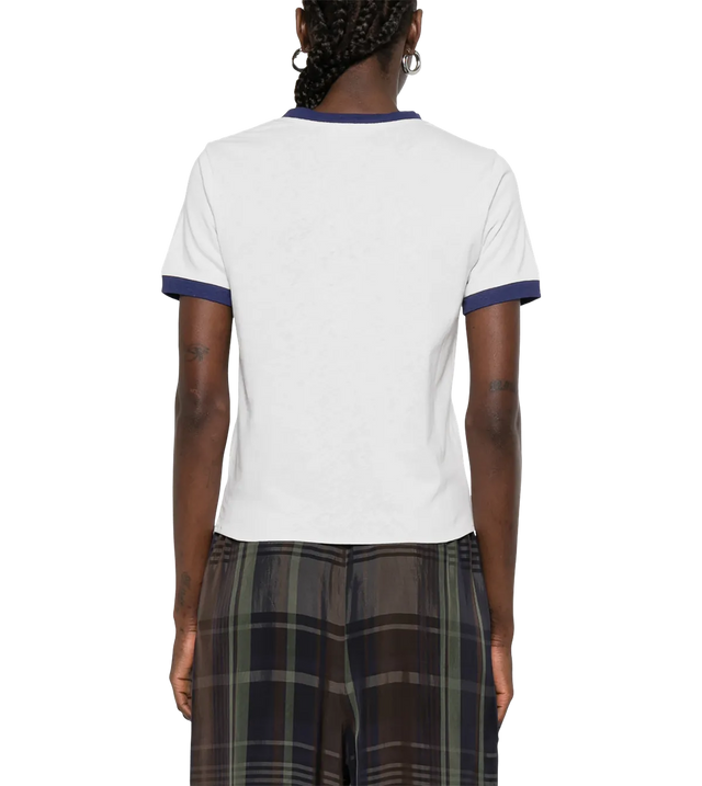 T-Shirt mit Kontrastdetails