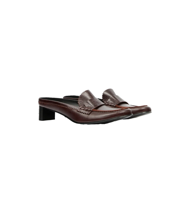 Swing Toe Penny Slipper aus Leder