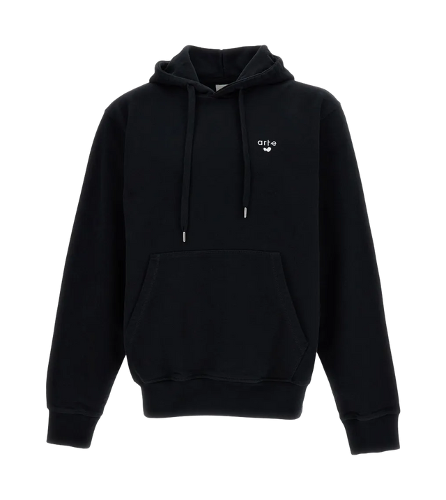 Hoodie mit Logo-Stickerei