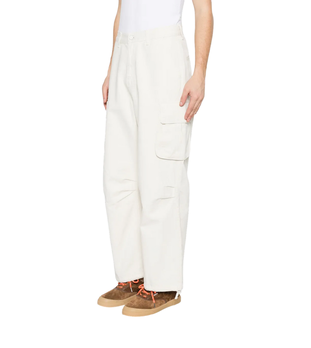 Gerade Hose mit weitem Bein