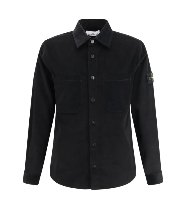 Hemdjacke mit Kompass-Patch