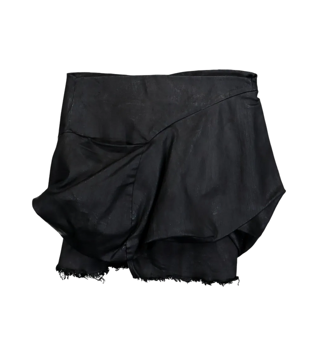 Drapierter Minirock