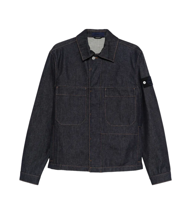 Jeansjacke mit Kompass-Patch