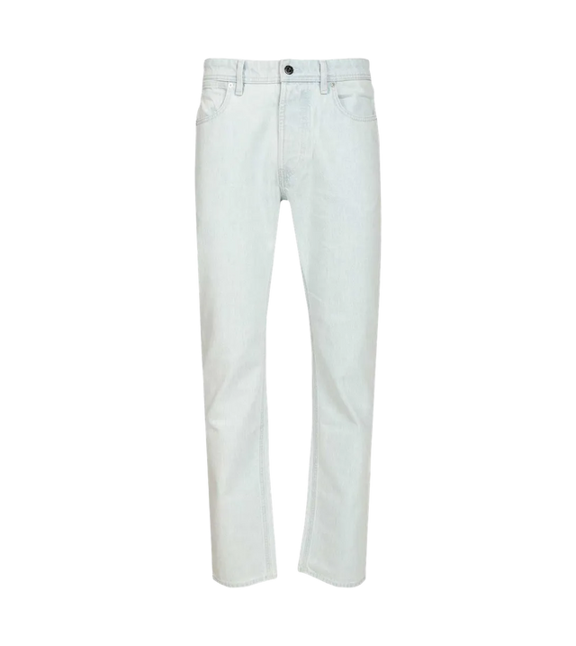 Gerade Five-Pocket Jeans mit Extra Bleach Waschung
