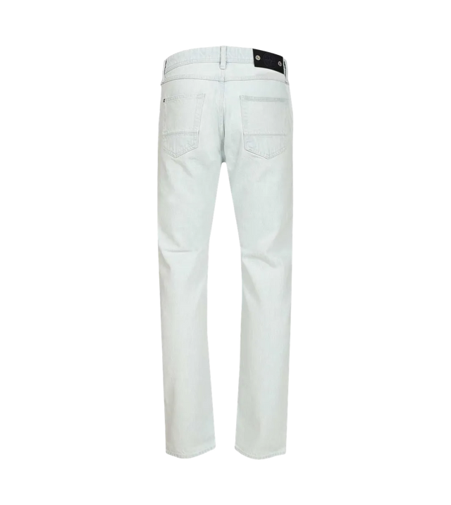 Gerade Five-Pocket Jeans mit Extra Bleach Waschung