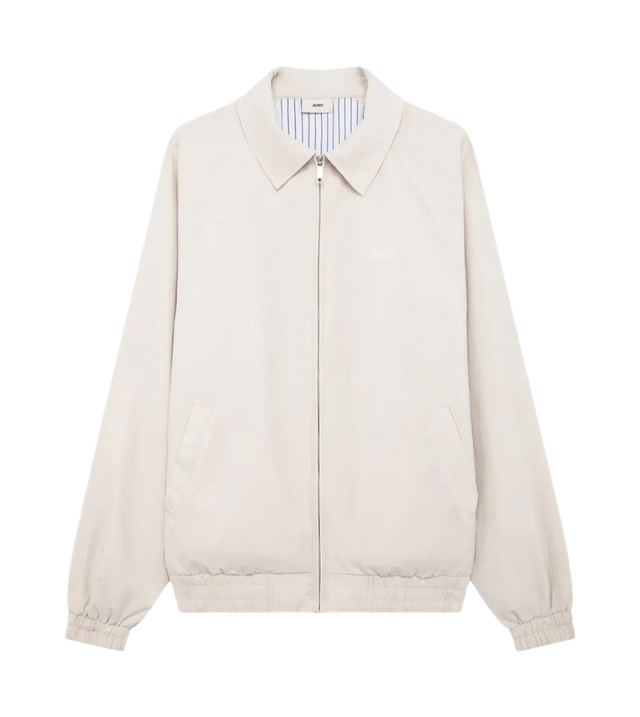 Nylon Zip-Jacke mit Kragen