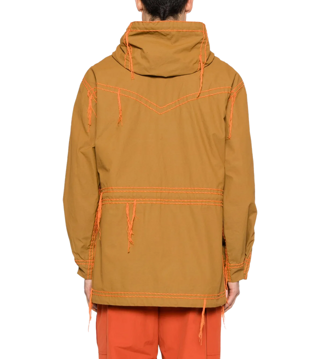 Bestickter Parka mit Kapuze