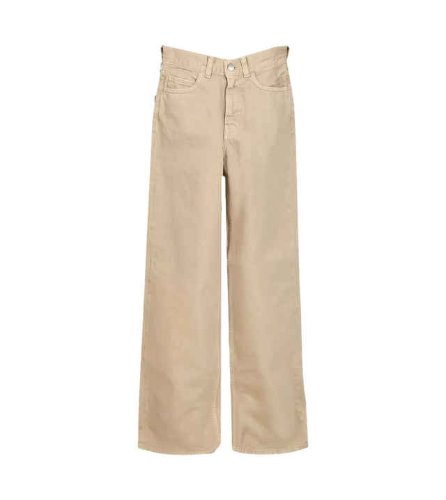 Jane Clark Wide-Leg Hose mit Logo-Patch